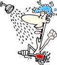 Showers Cartoon
